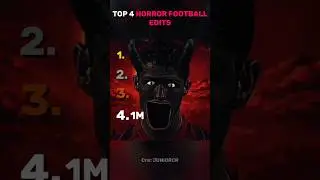 Ranking the best horror football edits #shorts #viral #ronaldo