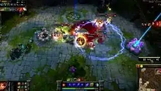 LoL - 4v5 Leona support/tank pentakill