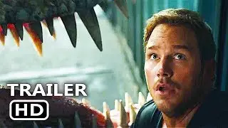 JURASSIC WORLD 2 Trex Attacks Owen Trailer NEW (2018) Chris Pratt Dinosaur Movie HD