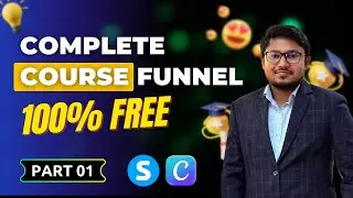 Build a Complete Online Course Funnel for FREE ( systeme.io tutorial for beginners 2026 )