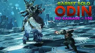 FF7 Rebirth - Odin Full Might - Barret Solo (No Damage, 1:50)