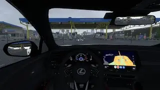Lexus RX 500h F Sport Performance 2024 Euro Truck Simulator2 Steering Wheel Gameplay