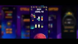 Stellar Water Sorter: Cosmic Puzzle Adventure!