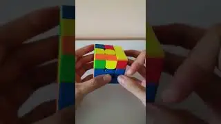 ROTATIONLESS F2L: Flipped Edge & White Corner on the Bottom Front! | Mike Shi #shorts