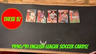 1990/91 English League Pro Set Soccer Cards