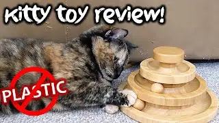 My cats review this PLASTIC-FREE, sustainable, AFFORDABLE cat toy! 🙀🌿