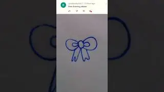 Bow Drawing Comment #comment #bow #drawing #shorts #trending