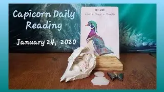 January 24, 2020 - Daily Capricorn Reading - Daily Spirit Animal - Power Animal