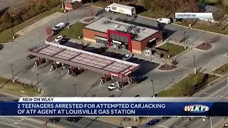 2 teenagers arrested for attempted carjacking of ATF agent at Louisville gas station