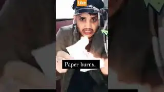 you know why paper burns rapidly😱|comment if you know. #shorts#ytshorts#scienceexperiment.