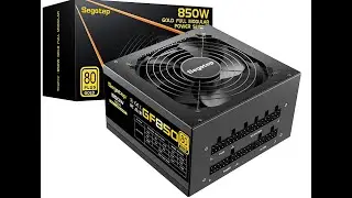 Segotep 850W 80 Plus Gold Certified PSU with Silent 120mm Fan