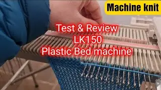 Тест и обзор вязальной машины LK150 с пластиковой основой #scarletpeate
