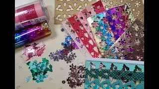 DIY Foiled Sequin Paper Using Washi Tape