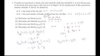 65. EXAMPLE: Joint pmf, marginal pmf , conditional pmf , conditional expectation, conditional var