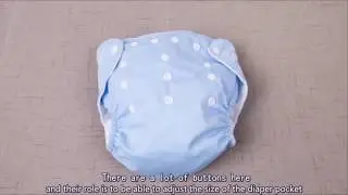 House of Quirk Adjustable Reusable Baby Washable Cloth Diaper