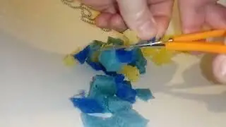 Taglio Rilassante ASMR Pezzetti di Spugna colorati