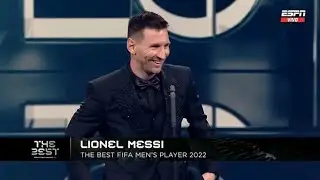 Leo Messi wins 𝐓𝐡𝐞 𝐁𝐞𝐬𝐭 FIFA Award as best football player of the year! 🥇🇦🇷 𝐓𝐡𝐞 𝐁𝐞𝐬𝐭 2022 FIFA