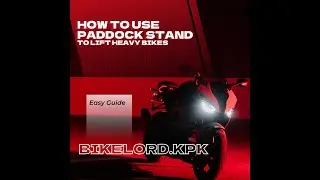 How To Use Paddock Stand To Lift Heavy Bikes - Easy Guide