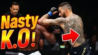 UFC 319 FIGHT REACTION!| Prates vs  Neal| Prates knocked out Neal with NASTY spinning back elbow❗️