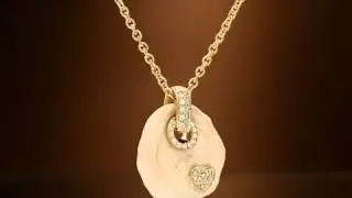 Diamond Heart Pendant Necklace Jerusalem Stone Moriah Jewelry Collection