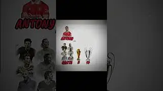 Antony🇧🇷 vs Goats🐐 in the trophies🏆🔥#shorts #messi #ronaldo #antony #goat #football #funny