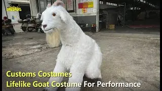 Lifelike Goat Costume For Performance | Custom Costumes