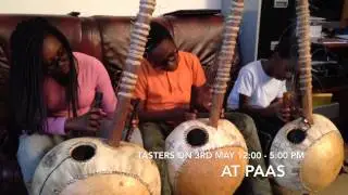 Ha Kids learning to play the Kora 100 Days To Go!