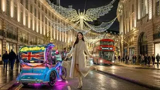 Victoria Valemorre - New Year&rsquo;s Eve Vibes - Supermodel Pedicab Tour London, UK