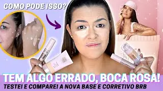 BASE BOCA ROSA NOVA EMBALAGEM X ANTIGA (A fórmula também está diferente!) + NOVAS CORES DE CORRETIVO