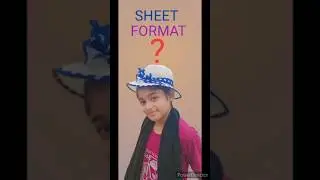 SHEET FORMAT IN EXCEL ✓ | #windows #microsoftword #viral #minivlog #learning #students #study