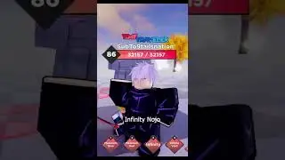 Infinity Nojo (Gojo) Anime Dimensions Simulator Testing Characters new Update 22 #shorts