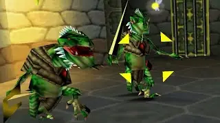 THE LEGEND OF ZELDA OCARINA OF TIME (2 DINOLFOS) SIN DA&Ntilde;O