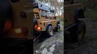 FMS FCX10 Land Rover Defender D110 Camel Trophy First Test & Run 4 #scalercbuzz #cameltrophy #fmsrc