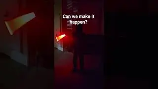 can we make it happen #trending #lightsaber #shorts #challenge #starwars