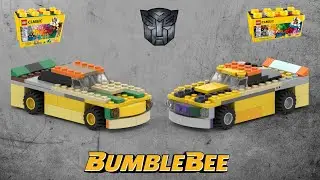 Bumblebee Car Chevrolet Camaro Transformers Lego classic 10696 vs 10698
