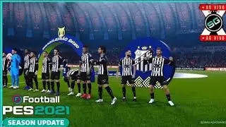 🔵SANTOS X NOVORINZONTINO  AO VIVO EFOOTBAL GAMEPLAY PC GAMER 