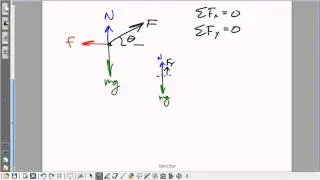 2012 02 23 H   FBD & Normal Force Practice Problems No  5 Part 1   Normal Force