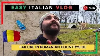 20 - I FAILED to reach my destination -  Easy Italian Vlog [ Subs + Transcripts] A2-B2 in 4k