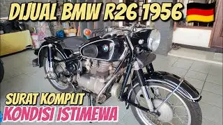 Dijual BMW R26 1956 🇩🇪 | Kondisi istimewa Surat Komplit