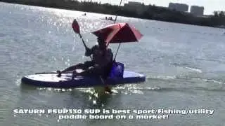 New SATURN inflatable Fishing SUP paddle board.