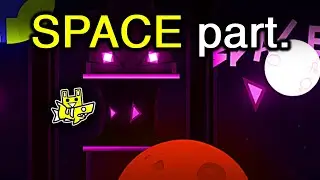 Building a SPACE Themed Part in my Level | DAY 15