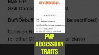 BEST Pvp Traits - Accessories #mmorpg #throneandliberty #throneandlibertyglobal