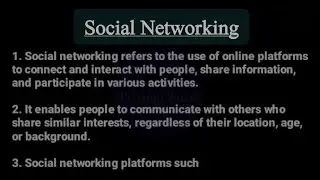 10 lines essay on Social Networking || Social Networking