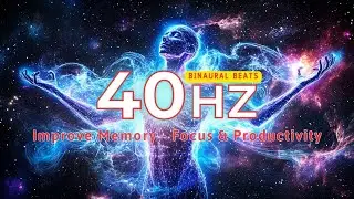 Study Smarter with 40Hz Binaural Beats | Improve Memory, Focus & Productivity