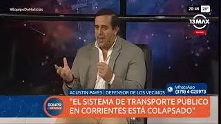 Boletazo y reclamo por el mal servicio del transporte urbano: charlamos con Agust&iacute;n Payes