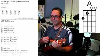 Hava Nagila Ukulele In Dm by Mr. Velez / Chords charts & Music track in the description