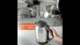 Geepas Electric Kettle, 1800W | Stainless Steel Cordless Kettle | Boil Dry Protectio