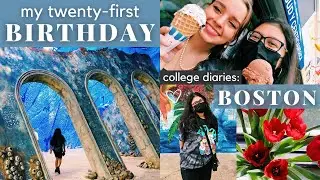 CELEBRATING MY 21st BIRTHDAY IN BOSTON | college diaries