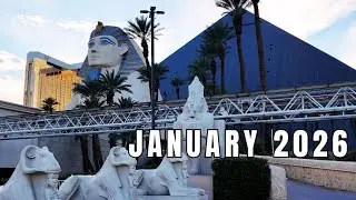 Полный обзор! Как будет выглядеть отель и казино Luxor в Лас-Вегасе в январе 2026 года?!