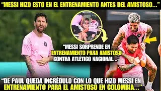 😱¡VAYA! ¡MIRA LA INESPERADA SORPRESA CUANDO MESSI VUELVE AL CAMPO EN AMISTOSO EN COLOMBIA!